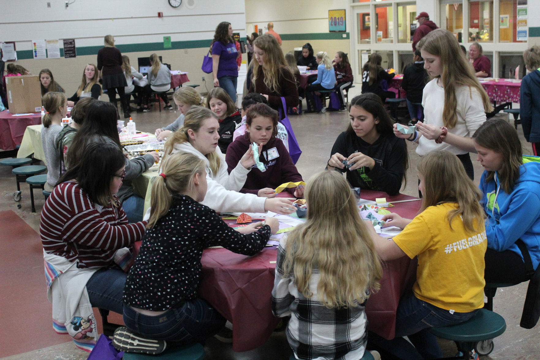 Menomonie Middle School's Smart Girls Rock event 10-29-19